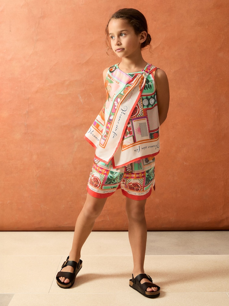 Reiss Multi Tia SmileyWorld | Reiss Motif-Print Top - Image 2 of 4