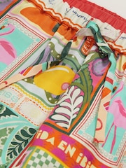 Reiss Multi Marissa 4-9 yrs SmileyWorld | Reiss Motif-Print Shorts - Image 4 of 4