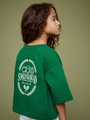 Reiss Green 9-13 yrs SmileyWorld | Reiss Oversized T-Shirt - Image 1 of 5