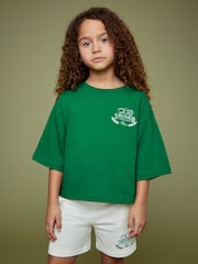 Reiss Green 9-13 yrs SmileyWorld | Reiss Oversized T-Shirt - Image 3 of 5