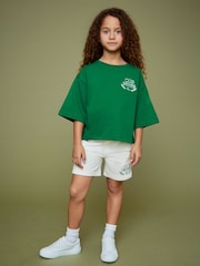 Reiss Green 9-13 yrs SmileyWorld | Reiss Oversized T-Shirt - Image 4 of 5