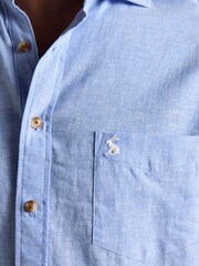 Lys Blå - Joules langermet skjorte i linblanding - Bilde 5 av 10