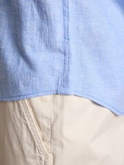 Lys Blå - Joules langermet skjorte i linblanding - Bilde 7 av 10