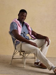 Joules Floral Multi Short Sleeve Classic Fit Shirt - Image 4 of 9