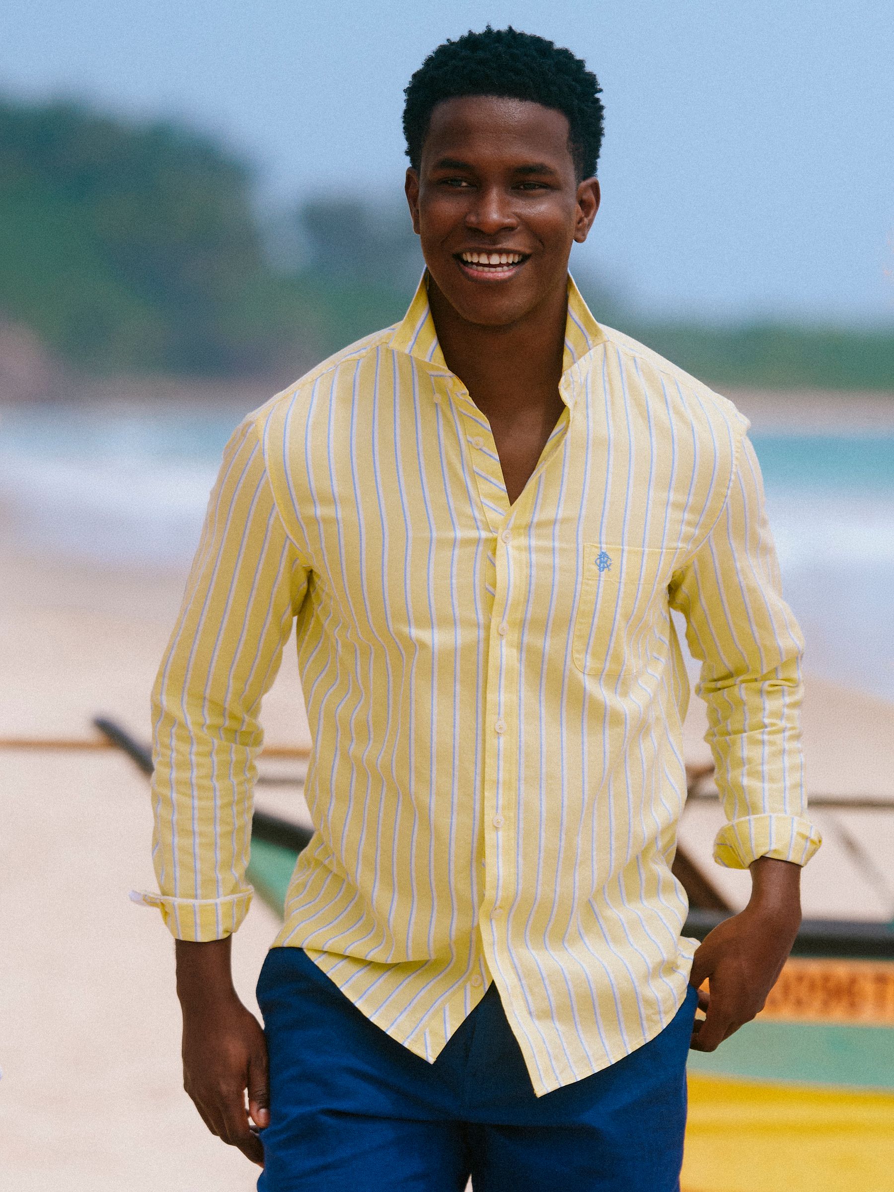 Buy Joules Yellow Striped Classic Fit Oxford Shirt from Next Portugal Buy Joules Yellow Striped Classic Fit Oxford Shirt from Next Portugal