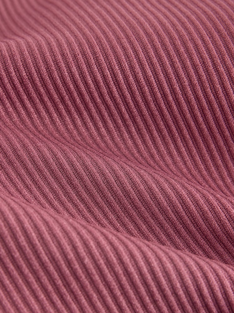 Pink Ribbed Seamless High Waist Leggings - Image 2 of 3