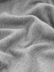 Grey Thermal Raglan Long Sleeve Crew Neck Top - Image 8 of 9