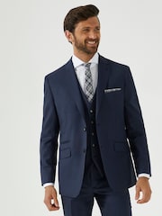 Skopes Blue Tailored Fit Wool Blend Joss Suit Jacket - Image 1 of 6