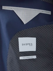 Skopes Blue Tailored Fit Wool Blend Joss Suit Jacket - Image 6 of 6