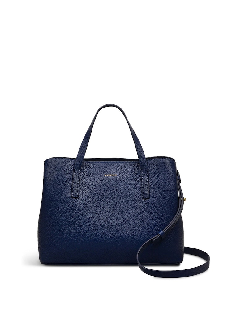 Radley Medium Blue Dukes Place Ziptop Grab Bag - Imagem 1 de 5