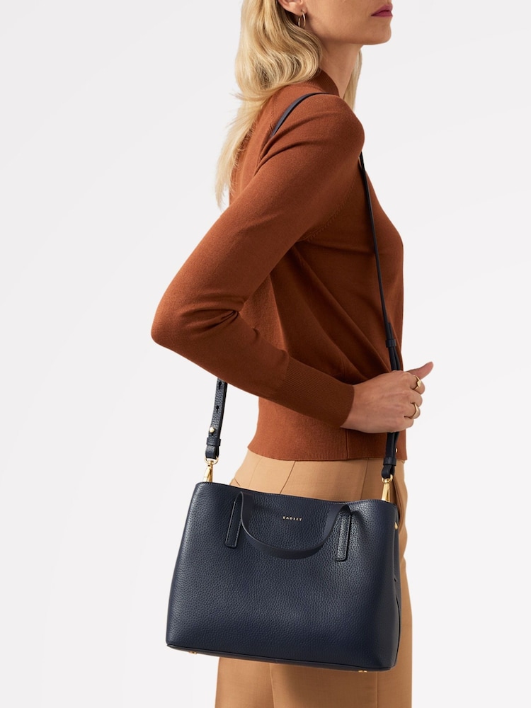 Radley Medium Blue Dukes Place Ziptop Grab Bag - Imagem 5 de 5