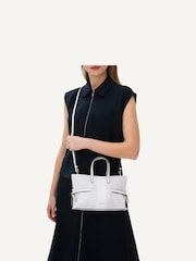 Radley Fleet Street Small Faux Lizard Print Open Top White Cross-Body Bag - Image 5 of 5