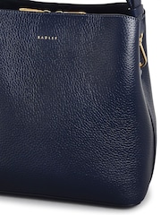Radley Medium Blue Dukes Place Compartment Cross-Body Bag - Image 4 of 5