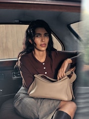 Radley Medium De Beauvoir Ziptop Grab Nude Bag - Image 1 of 6