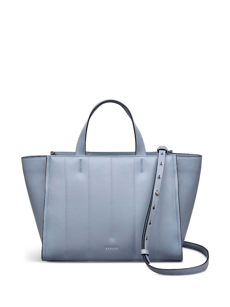 Radley Medium Blue Oak Street Quilt Ziptop Grab Bag - Image 1 of 5