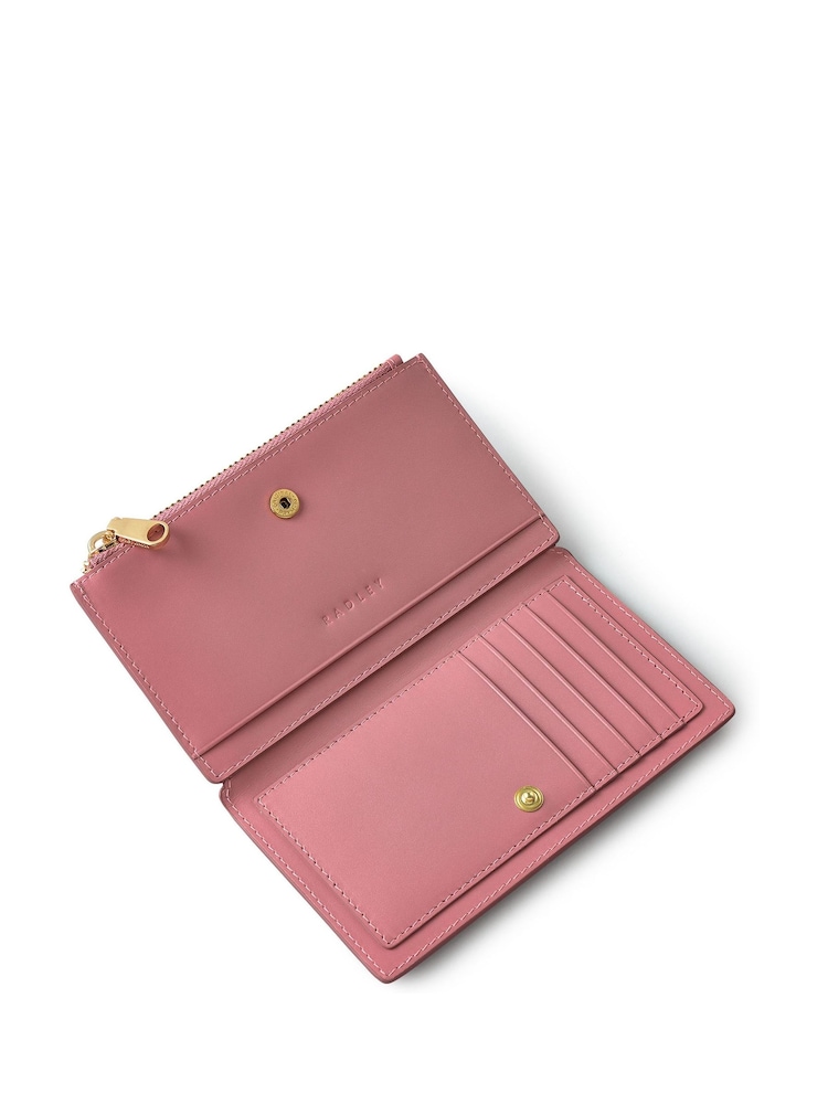 Radley Medium Pink The Tales Of Spring Ziptop Purse - Image 2 of 4