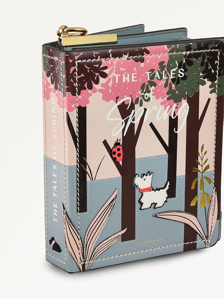 Radley Small Green The Tales Of Spring Flapover Cross-Body Bag - Image 2 of 4