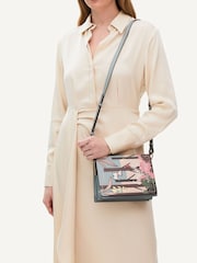 Radley Small Green The Tales Of Spring Flapover Cross-Body Bag - Image 3 of 4