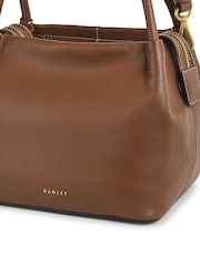 Radley Small Ivydale Road Ziptop Brown Cross-Body Bag - Image 4 of 6