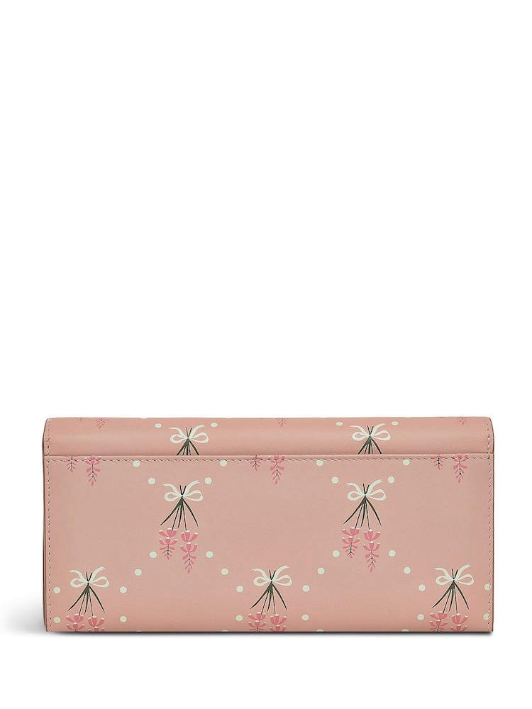 Radley Large Pink Hollyhock Flapover Matinee Wallet - Image 2 of 3