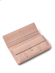Radley Large Pink Hollyhock Flapover Matinee Wallet - Image 3 of 3