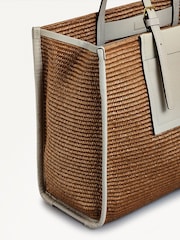 Radley Large The Burlington Raffia Open Top  Tote Bag - Image 4 of 6
