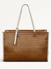 Radley Large The Burlington Raffia Open Top  Tote Bag - Image 5 of 6