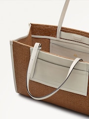 Radley Large The Burlington Raffia Open Top  Tote Bag - Image 6 of 6