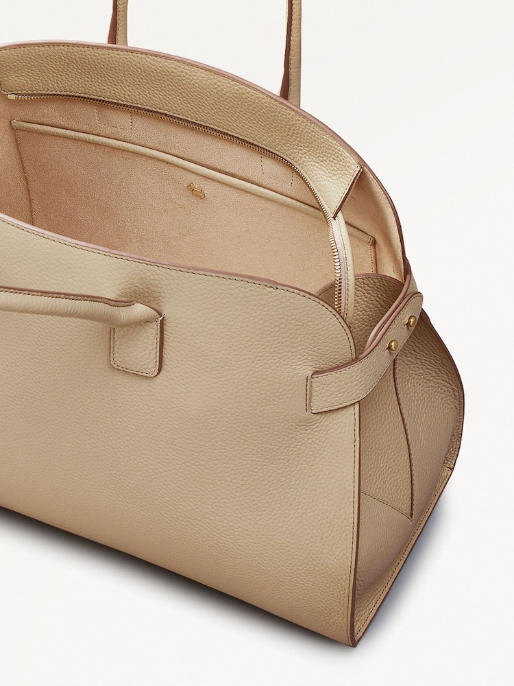 Radley Large The Rathbone Ziptop Grab Nude Bag - Image 3 of 4