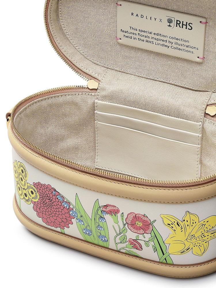 Radley Small RHS 25 Zip Around White Cross-Body Bag - Image 6 of 6