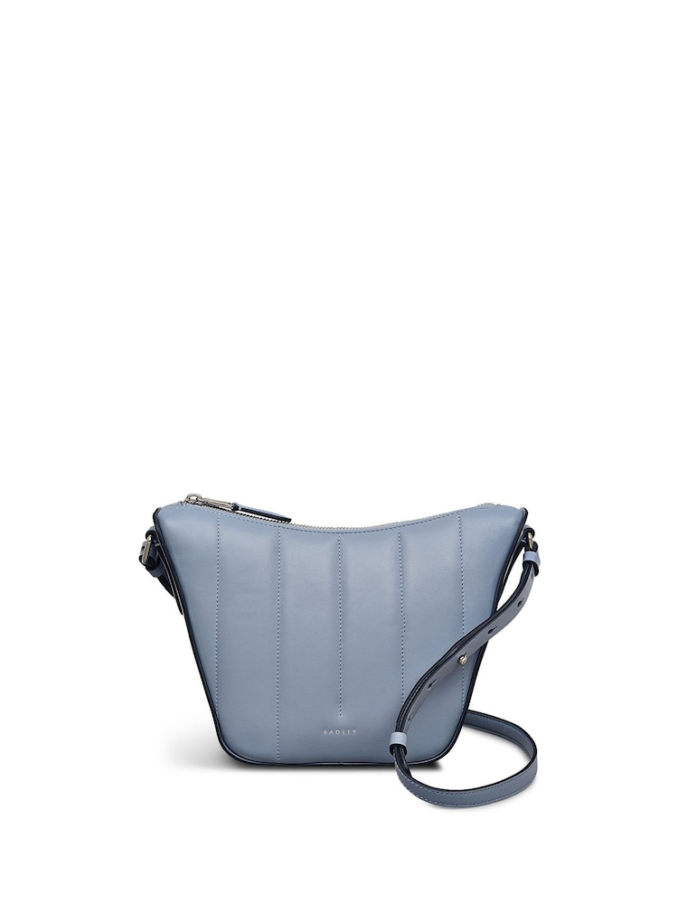 Bolsa transversal Radley Small Blue Oak Street Quilt Ziptop - Imagem 2 de 7