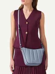 Bolsa transversal Radley Small Blue Oak Street Quilt Ziptop - Imagem 7 de 7
