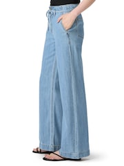 Paige Blue Zoey 31IN Wide Leg Jeans - Image 3 of 5