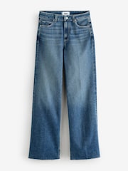 Paige Anessa Raw Hem Wide Leg Jeans - Image 1 of 1