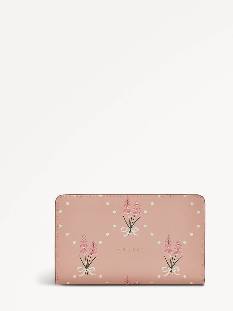 Radley Medium Pink Hollyhock Bifold Purse - Image 1 of 3