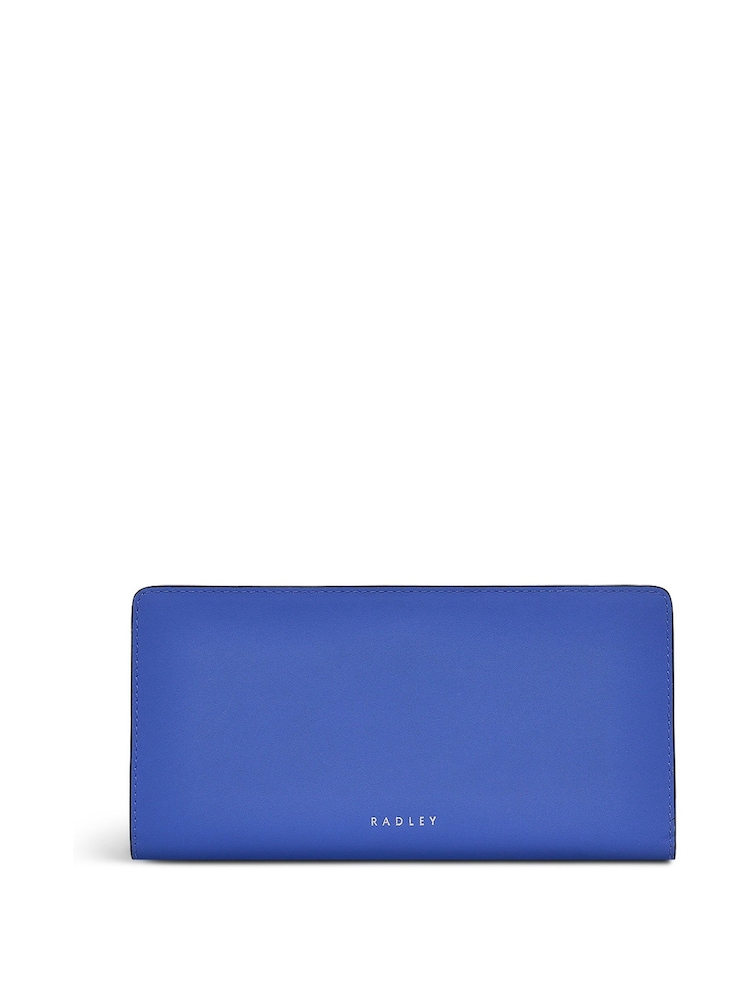 Radley Blaue, große, doppelte gefaltete Geldbörse - Bild 1 von 3