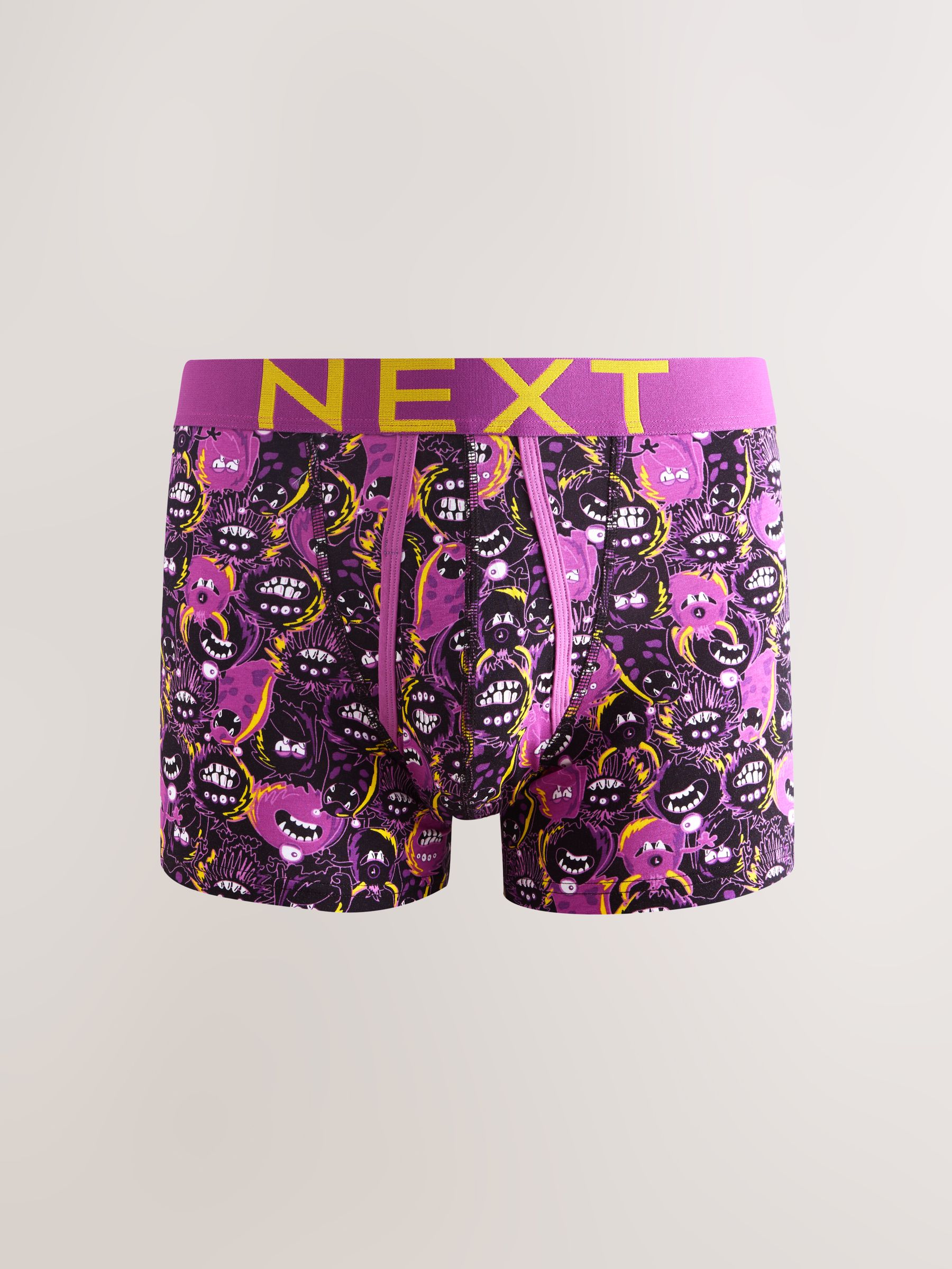 Buy Black Bright Monster A-Front Boxers 5 Pack from the Next UK