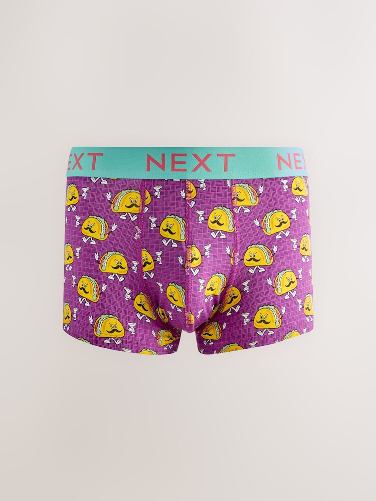 Bright Food Print - Pacote 5 - Boxers hipster 5 Pacote - Imagem 2 de 9