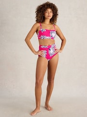White Stuff Pink Suki Bikini Top - Image 1 of 6