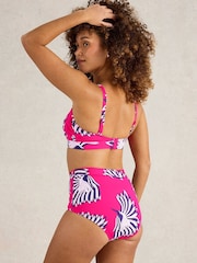 White Stuff Pink Suki Bikini Top - Image 3 of 6