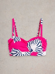 White Stuff Pink Suki Bikini Top - Image 5 of 6