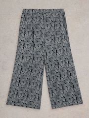 White Stuff Blue Lisette Crinkle Culottes - Image 5 of 6