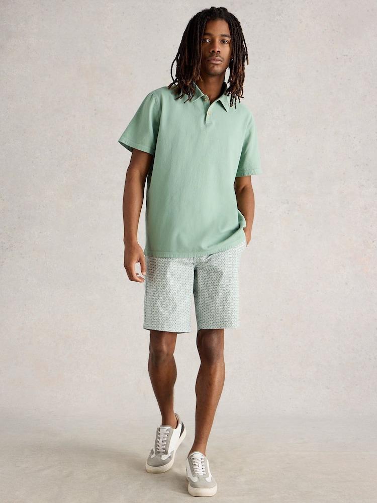 White Stuff Geo Printed Chino Shorts - Imagen 1 de 4