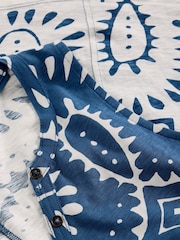 White Stuff Blue 100% Cotton Lola Vest - Image 6 of 6