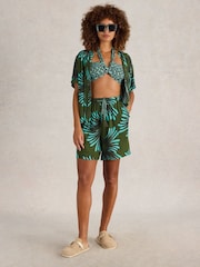 White Stuff Green Sloane Shorts - Image 1 of 4