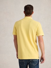 White Stuff Yellow Utility Polo 100% Cotton Shirt - Image 2 of 6