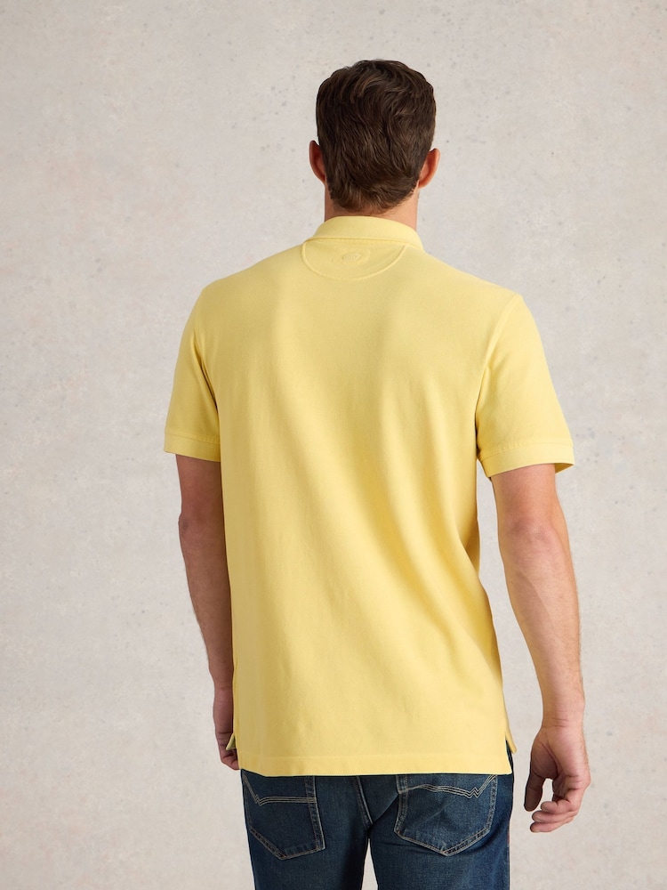 White Stuff Yellow Utility Polo 100% Cotton Shirt - Image 2 of 6 White Stuff Yellow Utility Polo 100% Cotton Shirt - Image 2 of 6