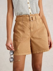 White Stuff Natural Teakie 100% Organic Cotton Shorts - Image 3 of 6