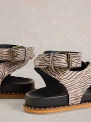White Stuff Animal Gladiator Footbed Sandals - Image 4 of 4