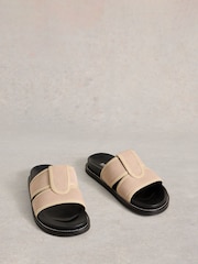 White Stuff Natural Ziggy Slider Footbed Sandals - Image 1 of 4